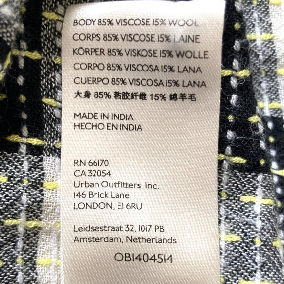 Pilcro Breezy Buttondown Checkered Blouse - Picture 12 of 13